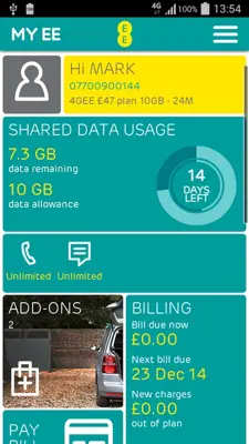 My EE android App screenshot 4